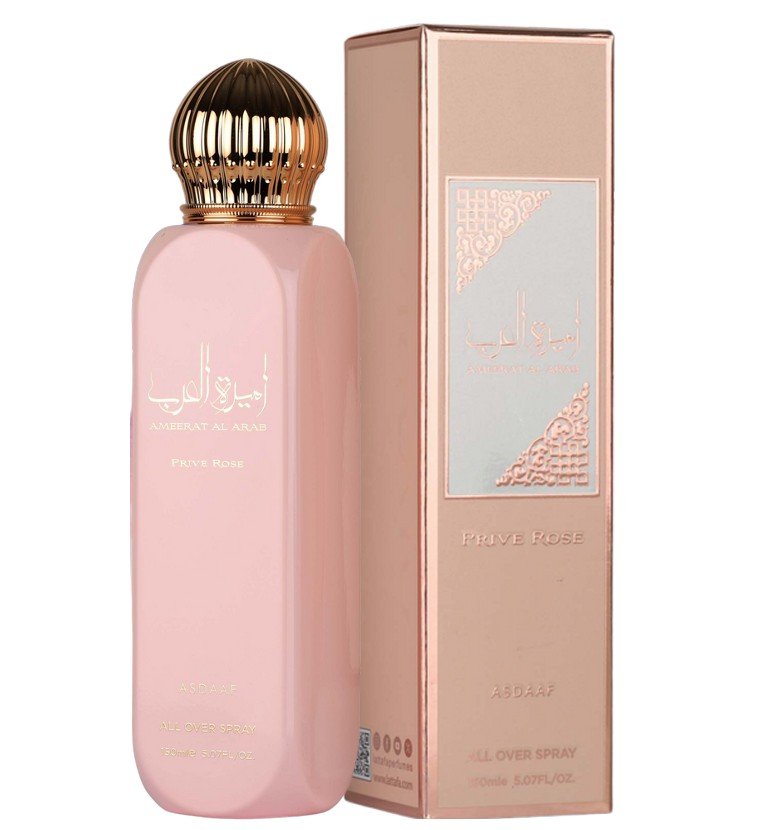 Ameerat Al Arab Prive Rose 150ml All Over Spray Asdaaf