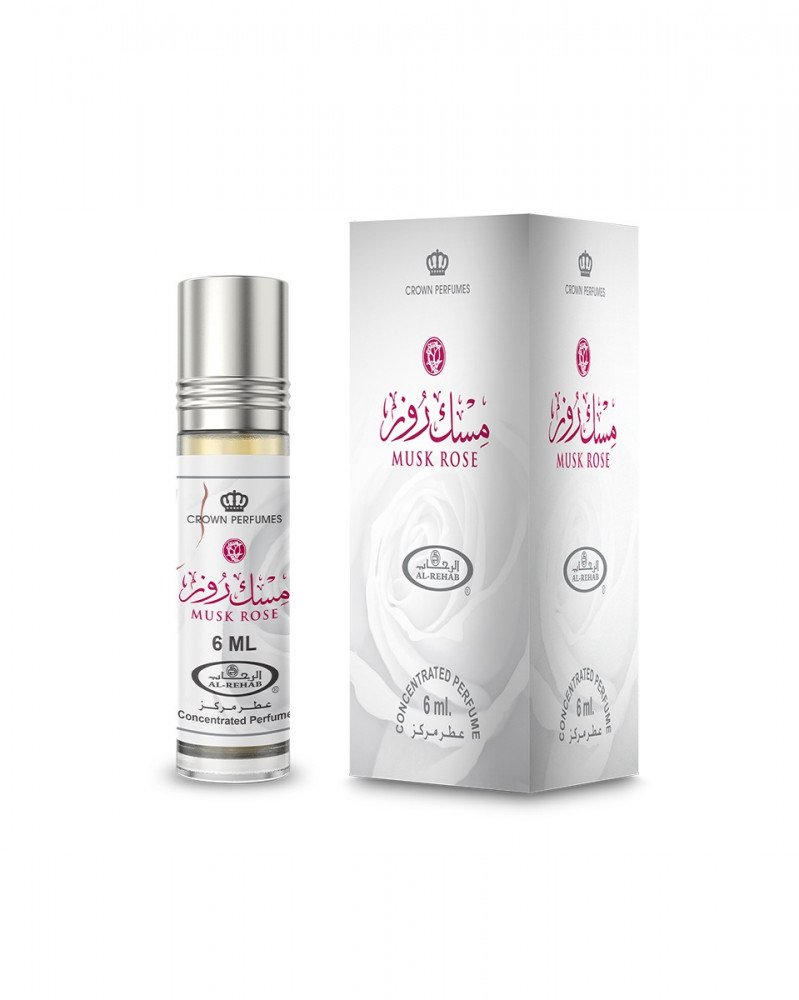 Pack of 6 - Musk Rose 6ml Perfume Oil by Al Rehab