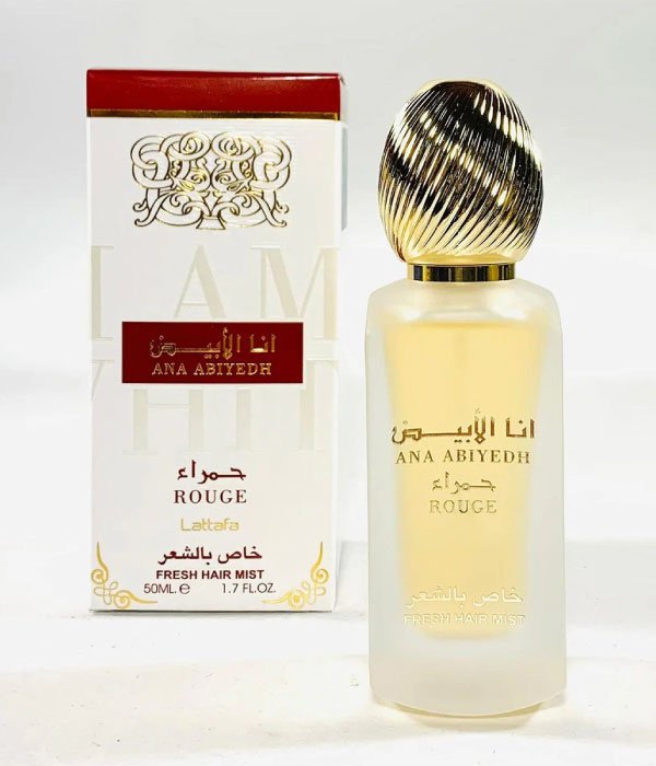 Ana Abiyad Rouge 50ml Hair Mist by Lattafa