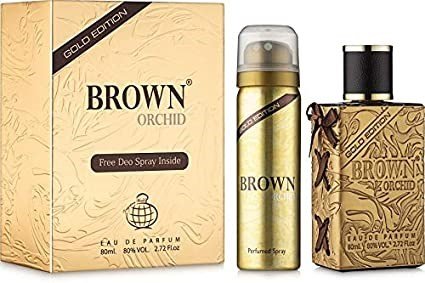 Brown Orchid Gold Edition  100ml by Fragrance World - Eau De Parfum
