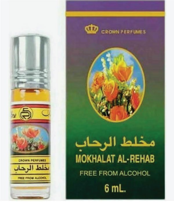 Pack of 6 - Mokhalat Al-Rehab  6ml Perfume Oil by Al Rehab