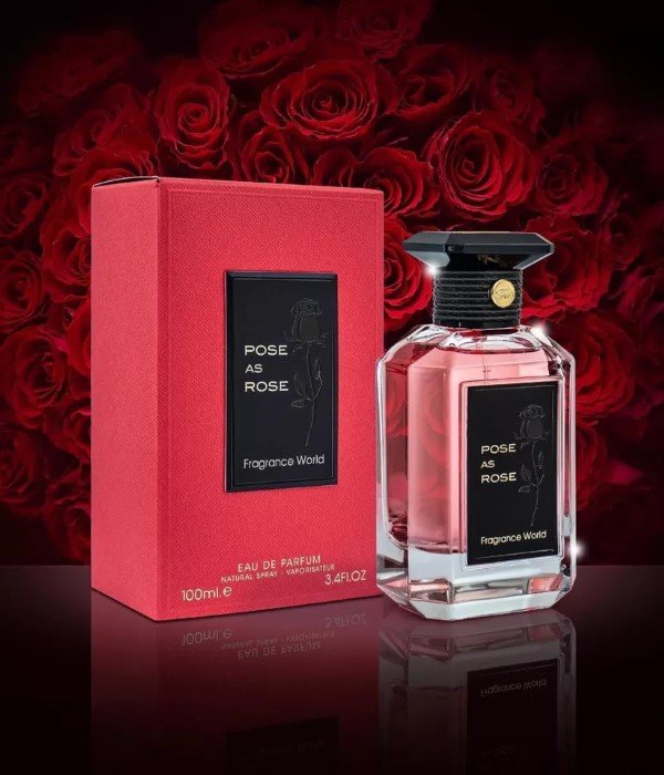 Pose As Rose  100ml by Fragrance World - Eau De Parfum