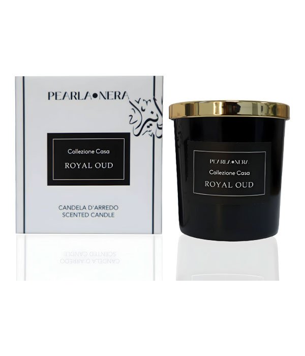 Royal Oud Candle by Pearla Nera - 7oz/ 200gm (Soy Wax )