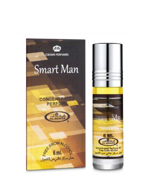 Pack of 6 - Smart Man  6ml Perfume Oil by Al Rehab