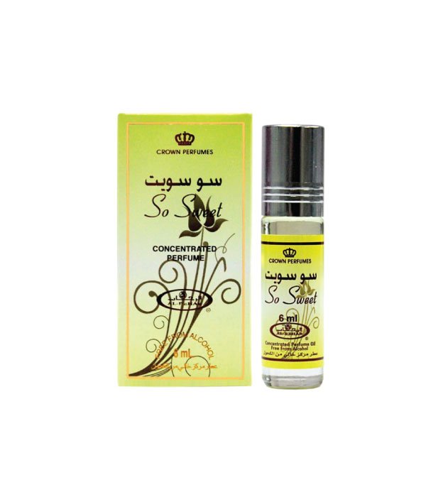 Pack of 6 - So Sweet  6ml Perfume Oil by Al Rehab
